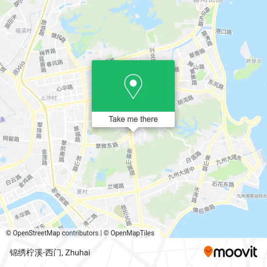 锦绣柠溪-西门 map