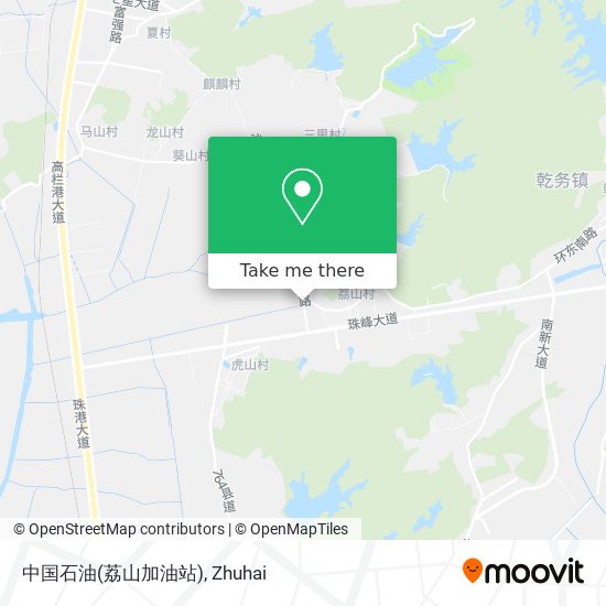 中国石油(荔山加油站) map