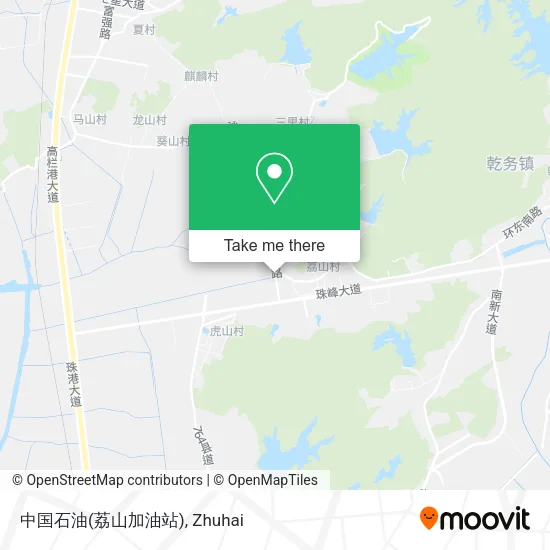 中国石油(荔山加油站) map