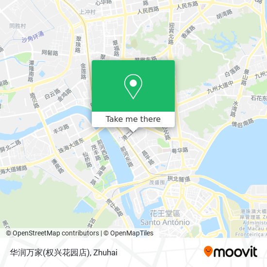 华润万家(权兴花园店) map