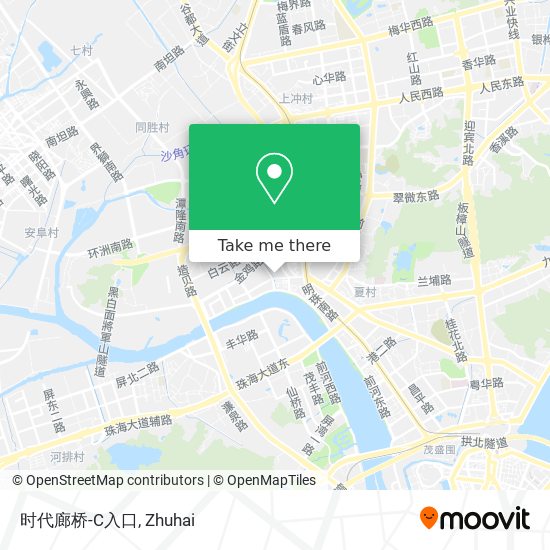 时代廊桥-C入口 map