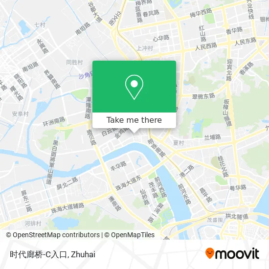 时代廊桥-C入口 map