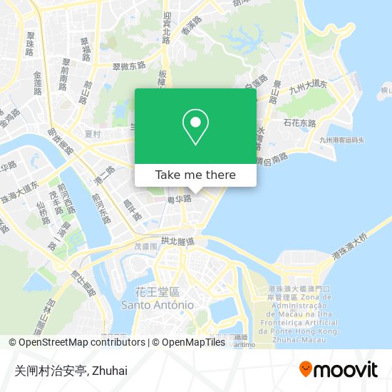 关闸村治安亭 map