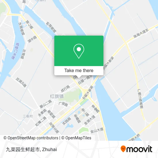 九菜园生鲜超市 map