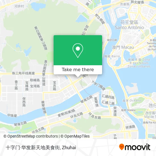 十字门·华发新天地美食街 map
