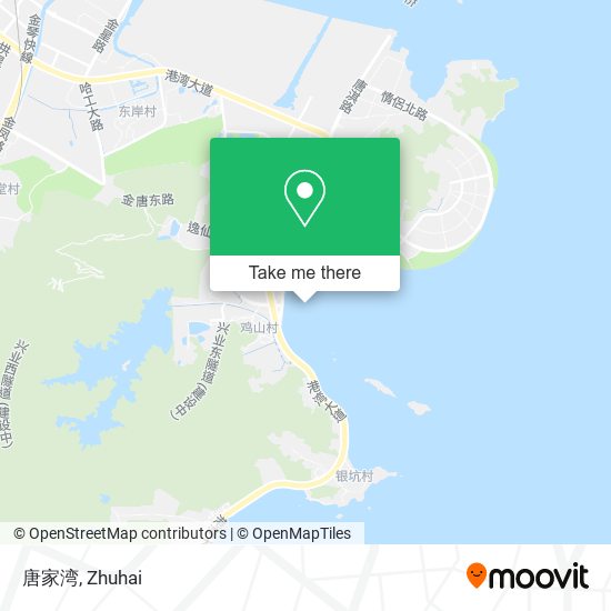 唐家湾 map