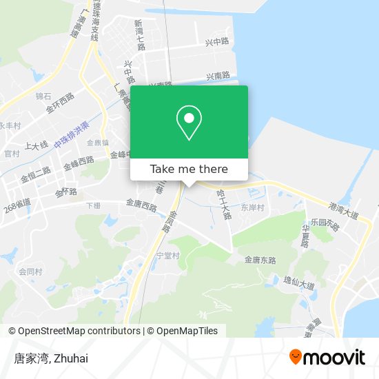 唐家湾 map