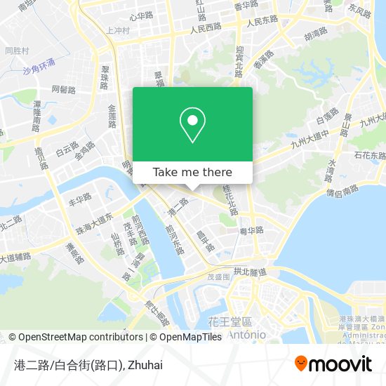 港二路/白合街(路口) map