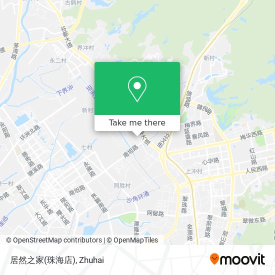 居然之家(珠海店) map