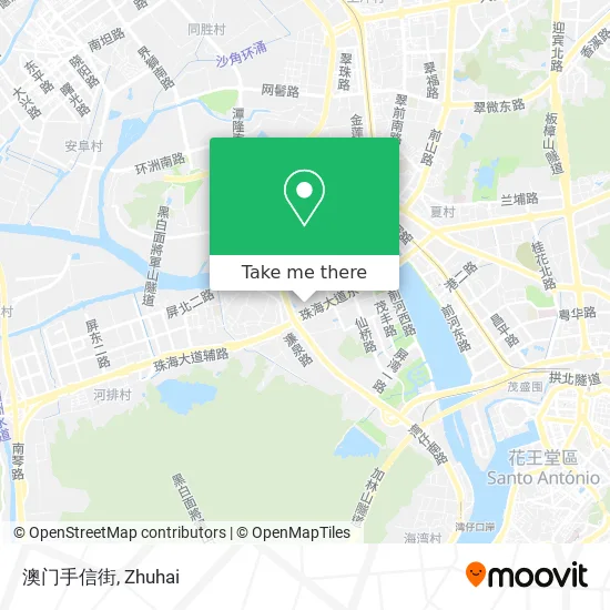 澳门手信街 map