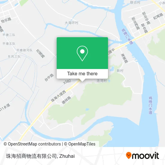 珠海招商物流有限公司 map