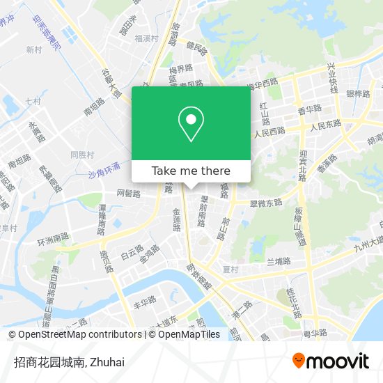 招商花园城南 map