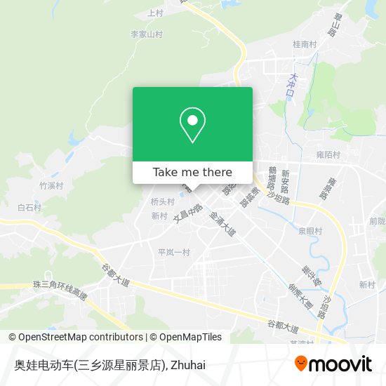 奥娃电动车(三乡源星丽景店) map