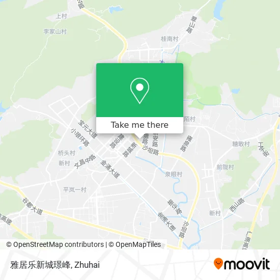 雅居乐新城璟峰 map