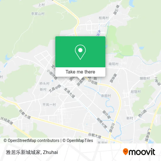 雅居乐新城城家 map