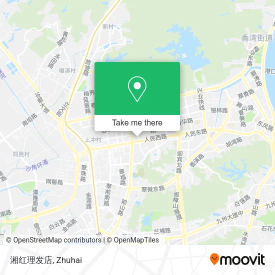 湘红理发店 map