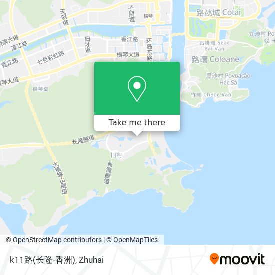 k11路(长隆-香洲) map