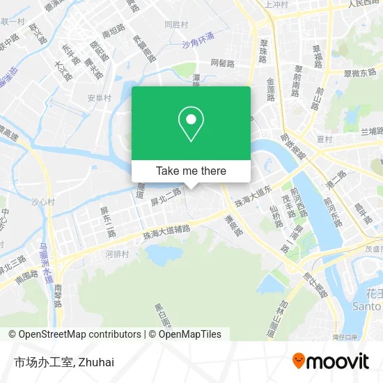 市场办工室 map