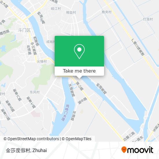 金莎度假村 map
