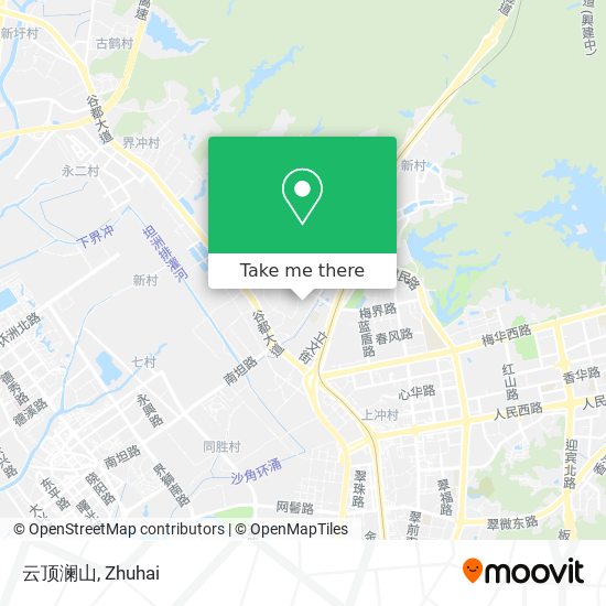 云顶澜山 map
