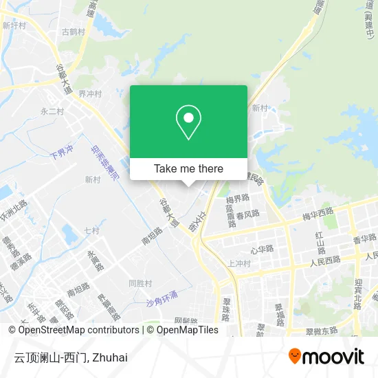 云顶澜山-西门 map