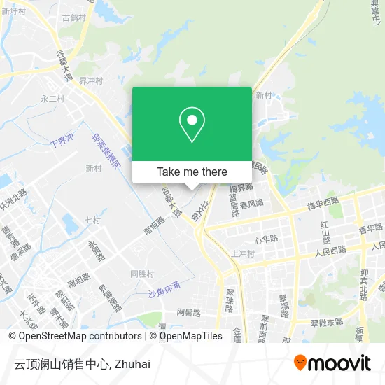 云顶澜山销售中心 map