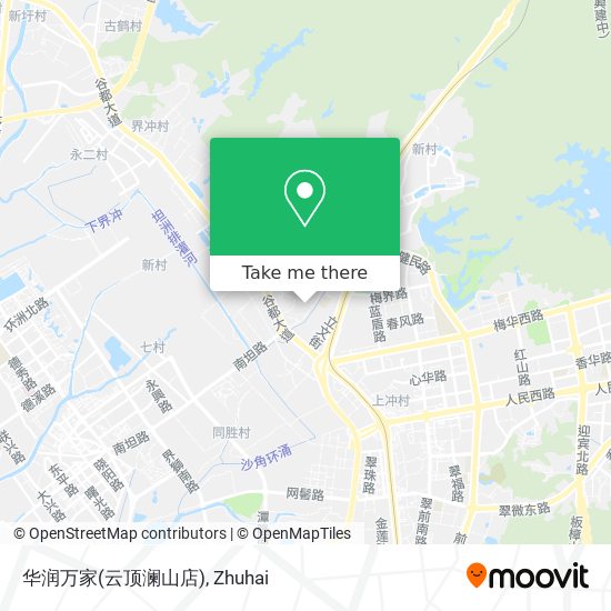 华润万家(云顶澜山店) map