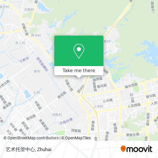 艺术托管中心 map