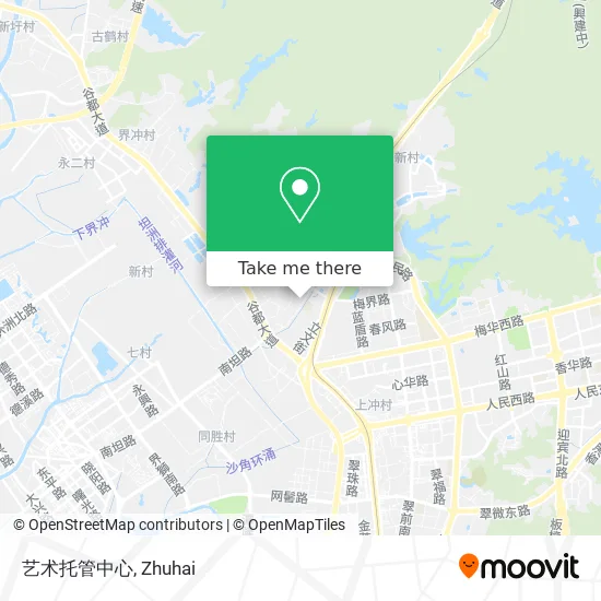 艺术托管中心 map