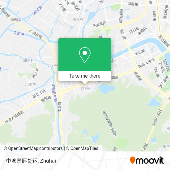 中澳国际货运 map