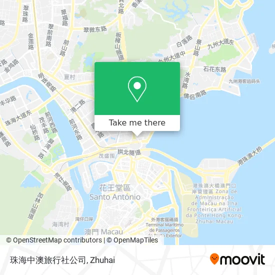 珠海中澳旅行社公司 map