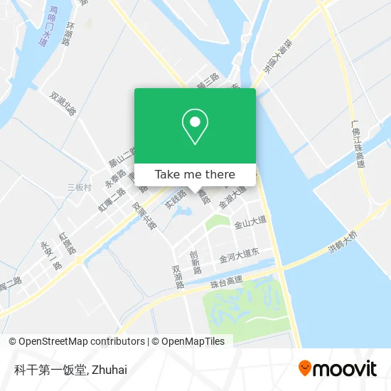 科干第一饭堂 map