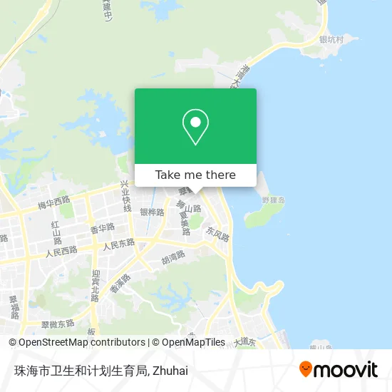 珠海市卫生和计划生育局 map