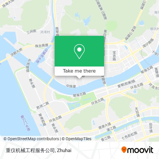 重仪机械工程服务公司 map