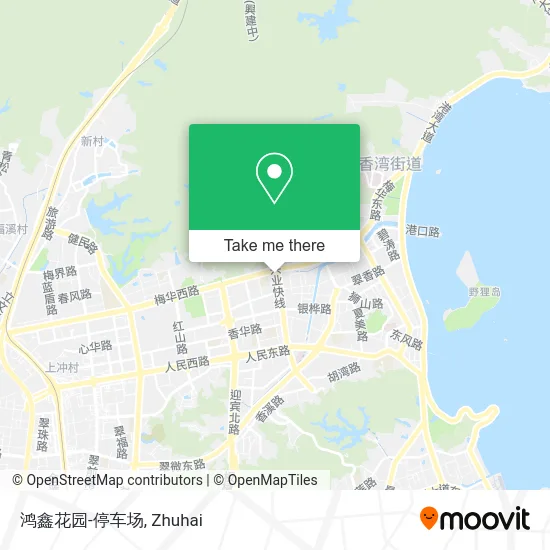 鸿鑫花园-停车场 map