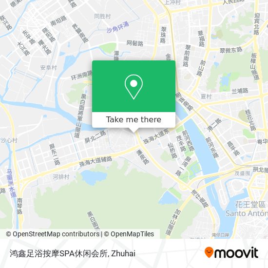 鸿鑫足浴按摩SPA休闲会所 map