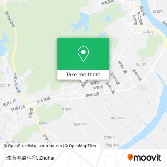 珠海鸿鑫住宿 map