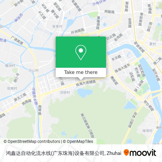 鸿鑫达自动化流水线(广东珠海)设备有限公司 map