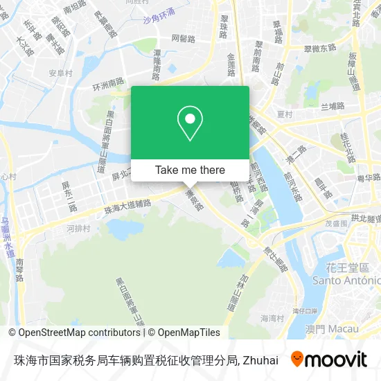 珠海市国家税务局车辆购置税征收管理分局 map