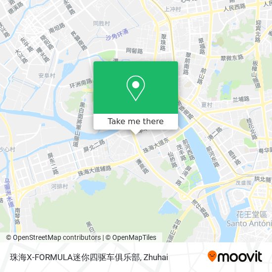 珠海X-FORMULA迷你四驱车俱乐部 map