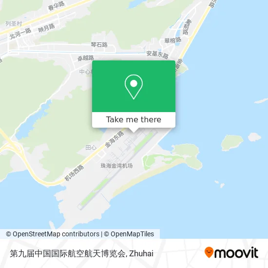 第九届中国国际航空航天博览会 map