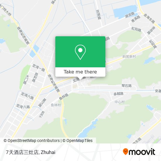 7天酒店三灶店 map