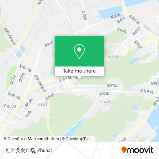 红叶美食广场 map