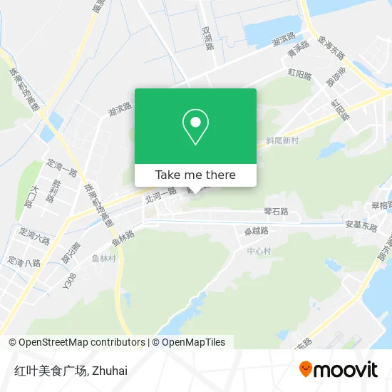 红叶美食广场 map