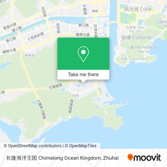 长隆海洋王国 Chimelong Ocean Kingdom map