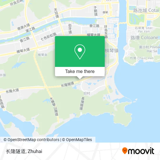 长隆隧道 map