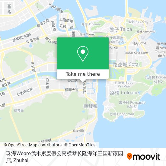 珠海Weare伐木累度假公寓横琴长隆海洋王国新家园店 map