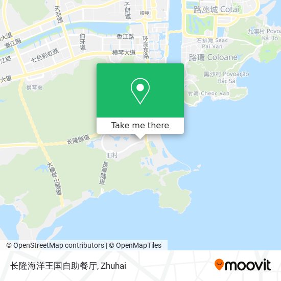 长隆海洋王国自助餐厅 map