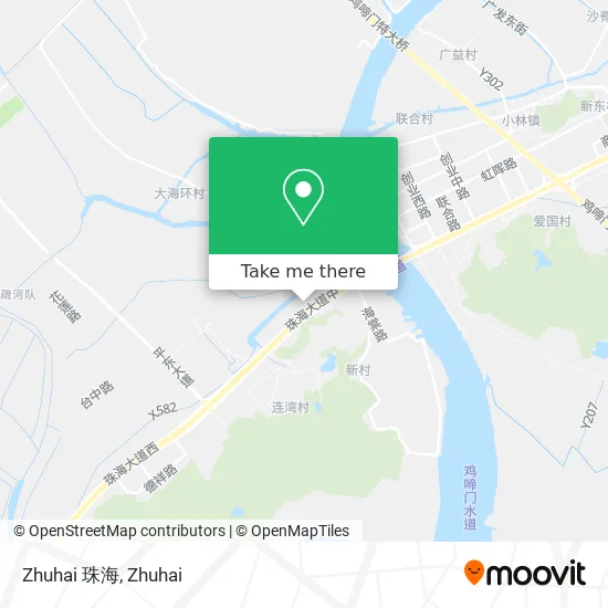 Zhuhai 珠海 map