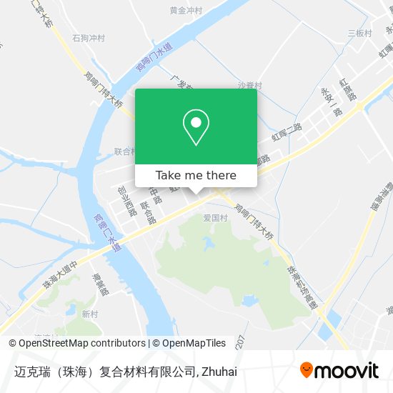 迈克瑞（珠海）复合材料有限公司 map